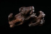 RARE CHINESE AGARWOOD BRUSH RE