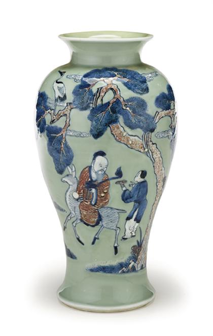 Rare Chinese blue, copper-red and