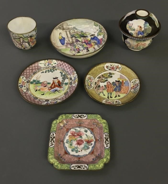 Rare Chinese enameled covered