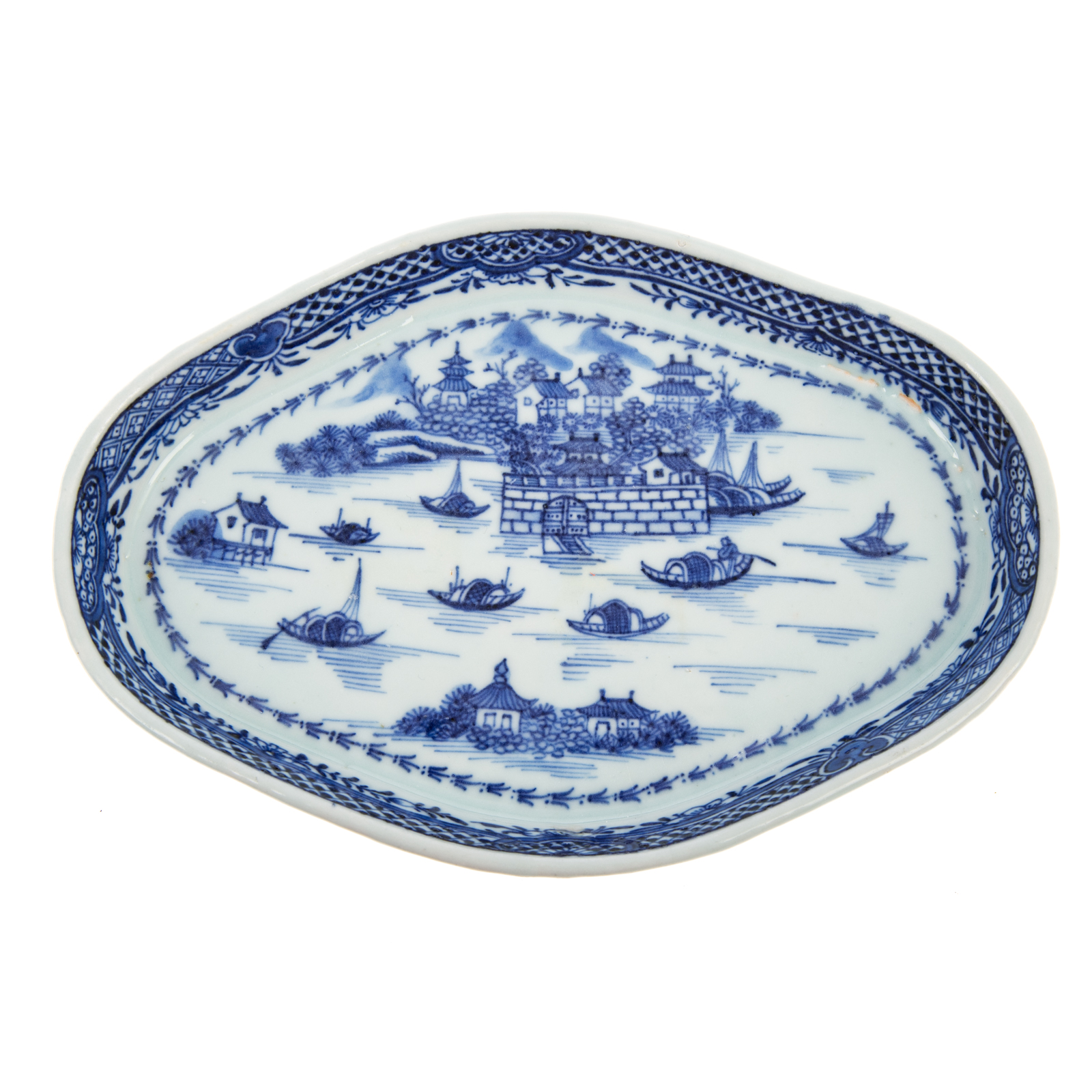 RARE CHINESE EXPORT TRAY WITH CHINA