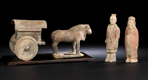 Rare Chinese Gray Pottery Tomb