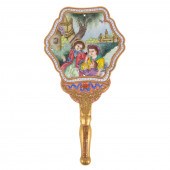 RARE CHINESE POLYCHROME PORCEL