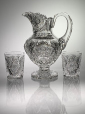 RARE CLARK DESDEMONA CUT GLASS