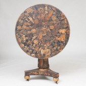 RARE CLASSICAL PAINTED AND DEC