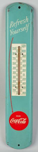 Rare Coca-Cola Thermometer.  1950s.
