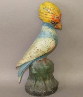 RARE COCKATOO BIRD ON STUMP CA