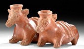 RARE COLIMA REDWARE VESSEL - C
