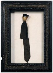 Rare Colonial mourning effigy,