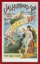 RARE COLORED ADVERTISING POSTE
