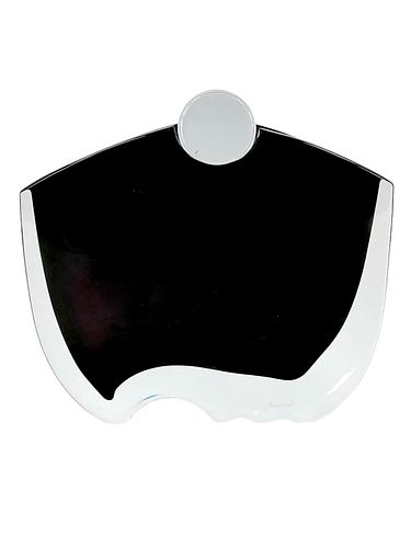 RARE CONTEMPORARY BLACK BACCARAT