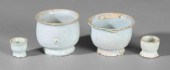 Rare Delft ointment jars: one
