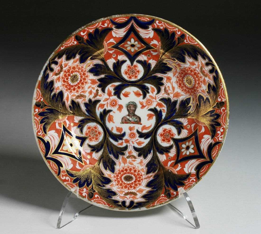 RARE DERBY PORCELAIN IMARI PLATE