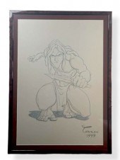 RARE DISNEY TARZAN 1999 SKETCH