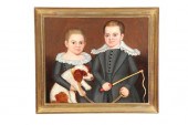 RARE DOUBLE PORTRAIT OF ALFRED