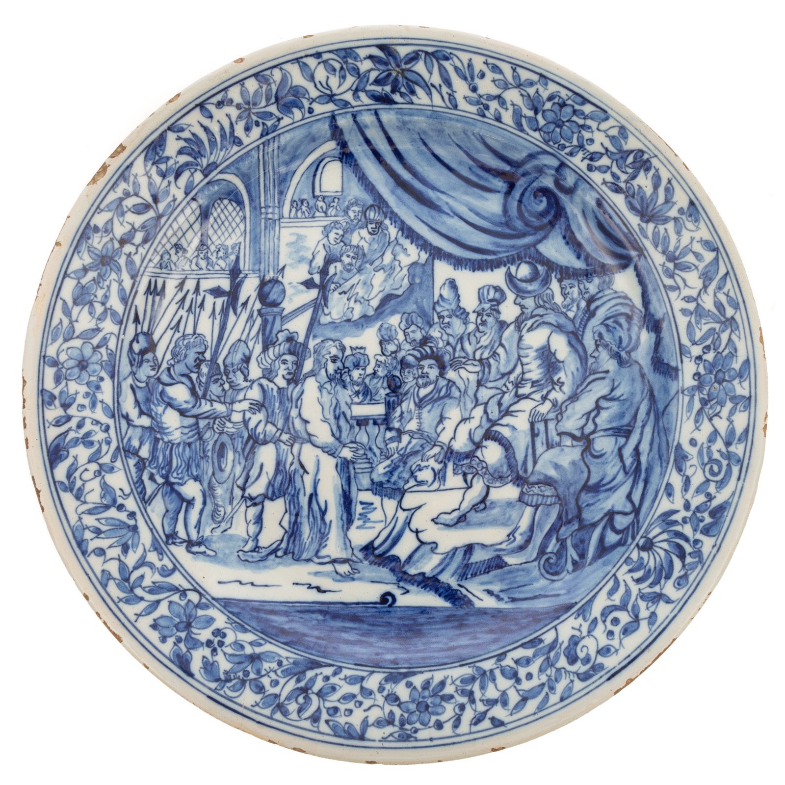 RARE DUTCH DELFTWARE JESUS &