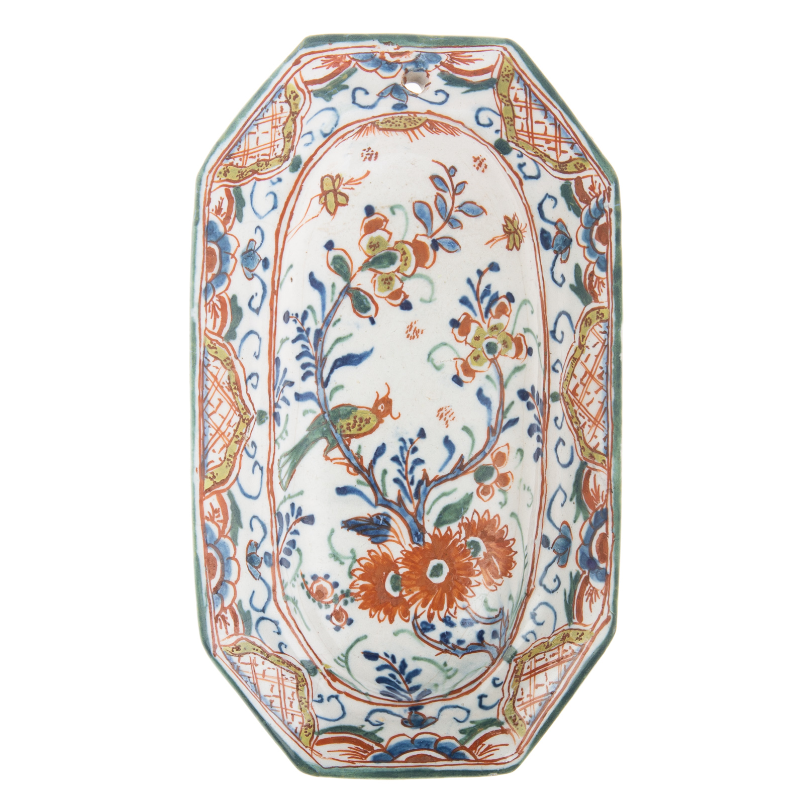 RARE DUTCH POLYCHROME DELFTWARE