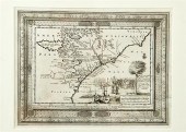 Rare early map: Southeastern U