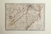 Rare early map: Southeastern U