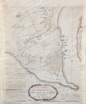 Rare early maps of Charleston
