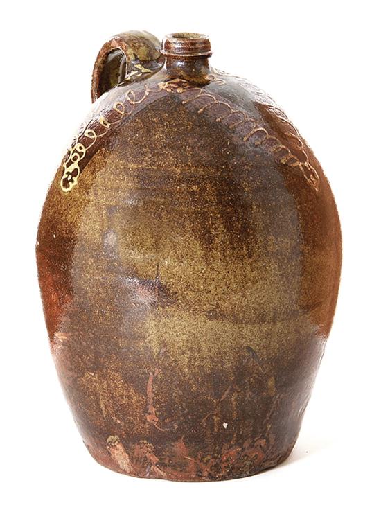 Rare Edgefield double-decorated jug