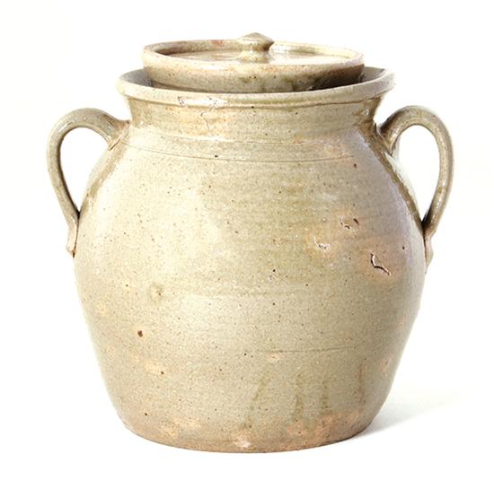 Rare Edgefield stoneware storage