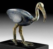 RARE EGYPTIAN STRIDING IBIS BR
