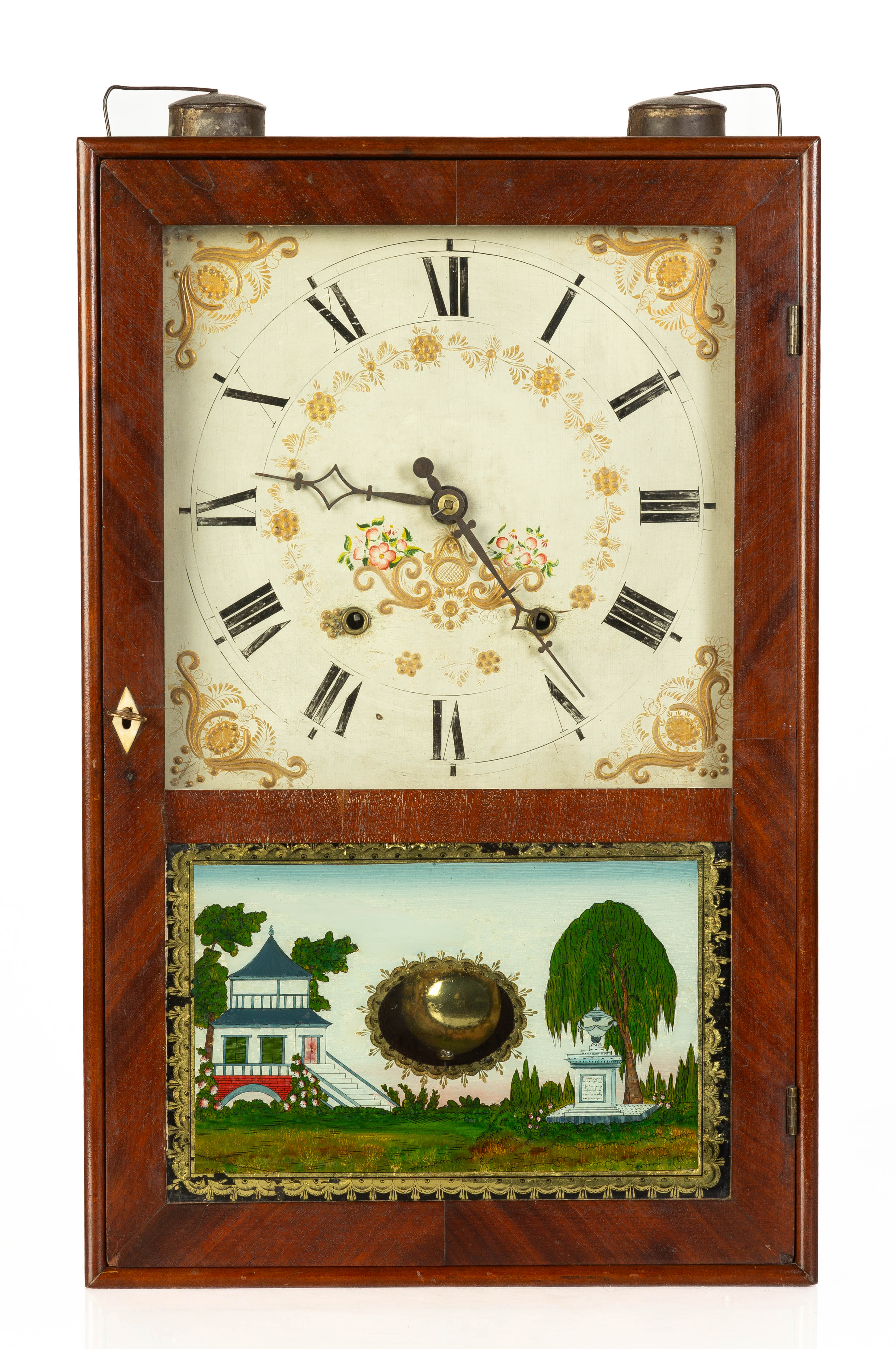 RARE ELI TERRY & SONS BOX CLOCK Eli
