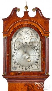 RARE ENGLISH MAHOGANY TALL CAS