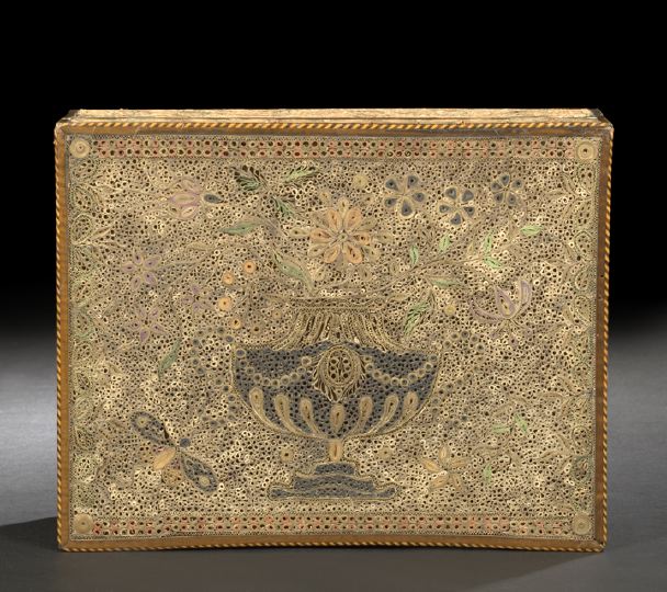 Rare English Paper Quillwork