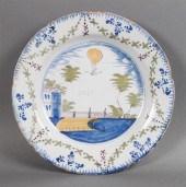 Rare English polychrome Delftw