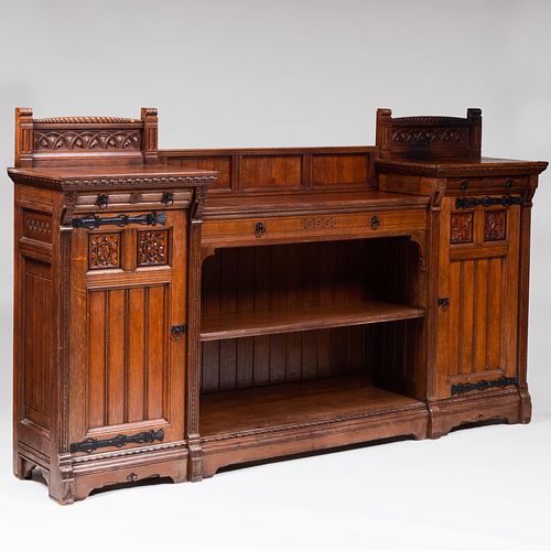 RARE ENGLISH REFORM GOTHIC CARVED