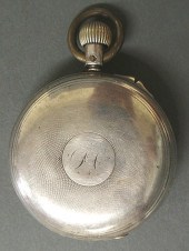 Rare English silver pocket wat