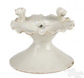 RARE ENGLISH WHITE DELFTWARE M