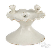 RARE ENGLISH WHITE DELFTWARE M