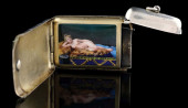 RARE EROTICA HIDDEN ENAMEL NUD