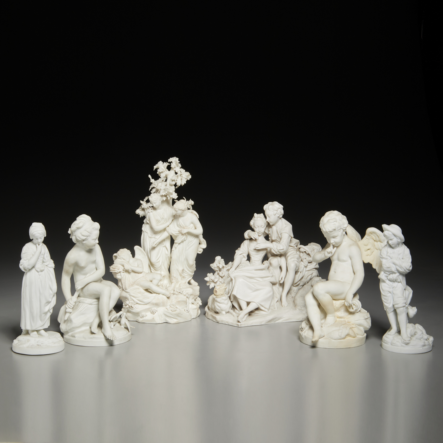 RARE EUROPEAN BISCUIT PORCELAIN