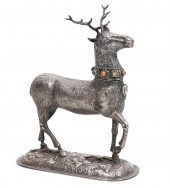 RARE EUROPEAN SILVER REINDEER