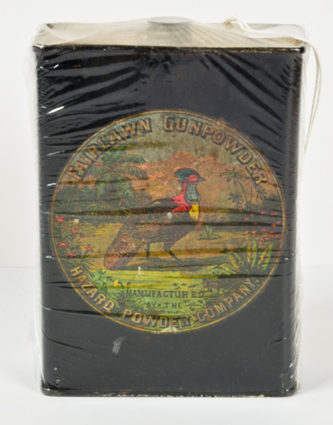 Rare Fairlawn Gunpowder Can by