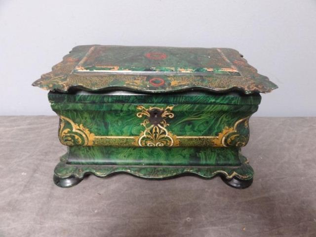 Rare Faux Malachite Papier