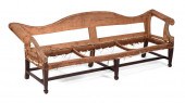 RARE FEDERAL CAMELBACK SOFA NE