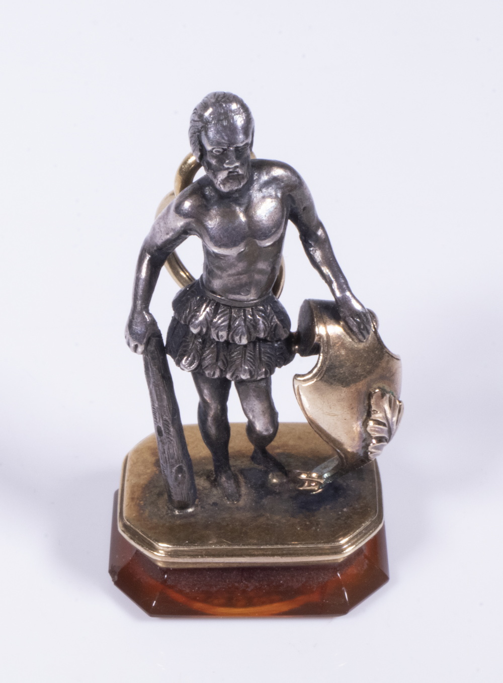RARE FIGURAL SILVER AND GOLD