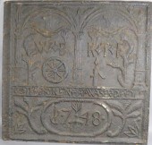 RARE FORM CAST IRON WHEEL & WA