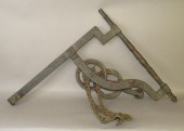 RARE FORM CHAIN HOIST FIREPLAC