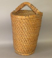RARE FORM COILED RYE STRAW HAN