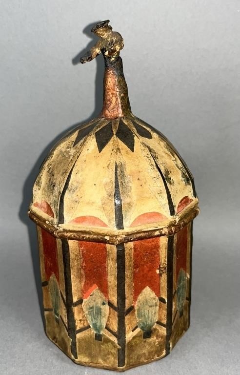 RARE FORM DOME LIDDED WALLPAPER BOX