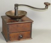 RARE FORM EARLY DRAWER BOX COF