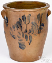 RARE FOUR-GALLON STONEWARE CRO