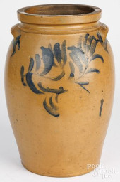 RARE FOUR-GALLON STONEWARE CRO