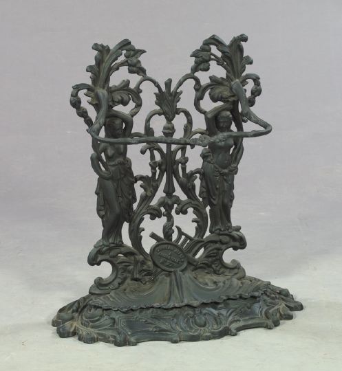Rare French Cast-Iron Figural