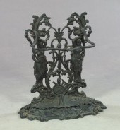 Rare French Cast-Iron Figural